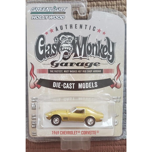 Greenlight Gas Monkey Garage 1969 Chevrolet Corvette New - Picture 1 of 2